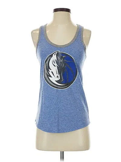 Pre-owned 47 Brand Tank Top Blue Halter Neckline Tops