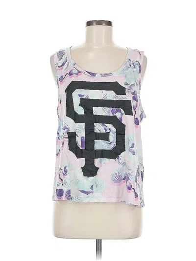 Pre-owned 47 Brand Tank Top Purple Square Neckline Tops