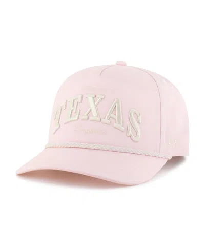 47 Brand Texas Longhorns Retro-inspired Five-panel Snapback Baseball Cap In Pink