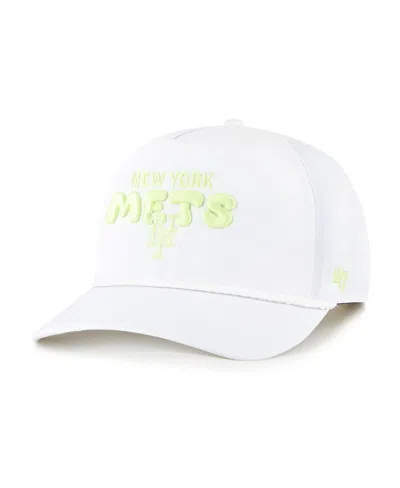 47 Brand Wo Men's White New York Mets Bright Side Adjustable Hitch Hat