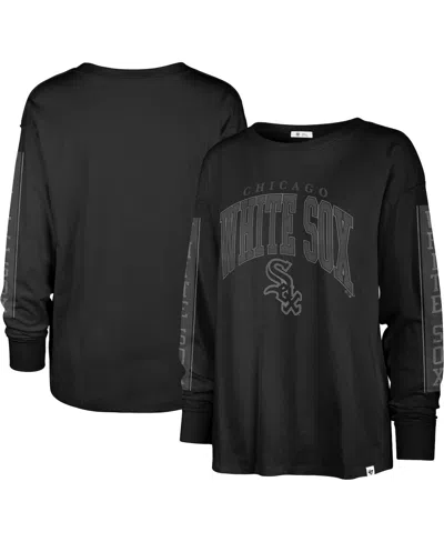 47 Brand Women's ' Black Chicago White Sox Statement Long Sleeve T-shirt