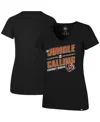 47 Brand Women's ' Black Cincinnati Bengals Team Regional Ultra Rival V-neck T-shirt In Black