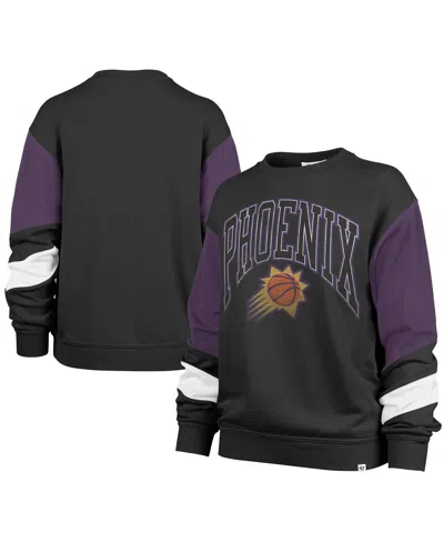 47 Brand Women's ' Black Phoenix Suns 2023/24 City Edition Nova Crew Sweatshirt