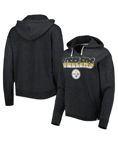 47 Brand Women's ' Black Pittsburgh Steelers Color Rise Kennedy Pullover Hoodie