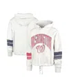 47 Brand Women's ' Cream Washington Nationals Harper Pullover Hoodie In Cream