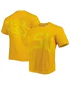 47 Brand Women's ' Gold Lsu Tigers Vintage-like Tubular Hyper Bright 2-hit Cropped T-shirt In Gold