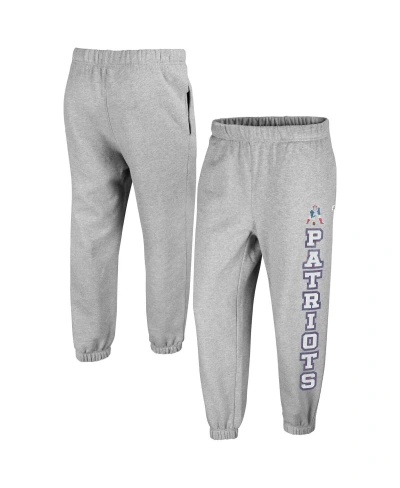 47 Brand Women's ' Gray Distressed New England Patriots Double Pro Harper Jogger Sweatpants