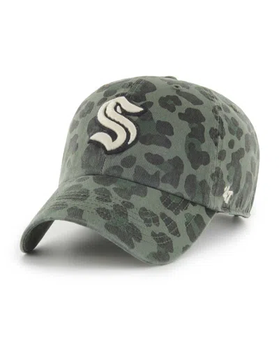 47 Brand Women's ' Green Seattle Kraken Bagheera Clean Up Adjustable Hat