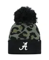 47 Brand Women's ' Hunter Green Penn State Nittany Lions Bagheera Cuffed Knit Hat With Pom In Hunter Green
