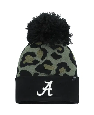 47 Brand Women's ' Hunter Green Penn State Nittany Lions Bagheera Cuffed Knit Hat With Pom
