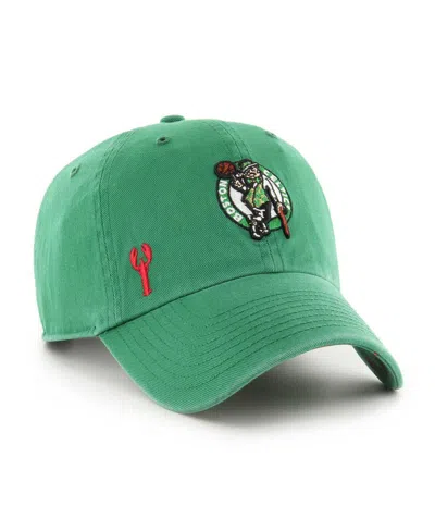 47 Brand Women's ' Kelly Green Boston Celtics Confetti Undervisor Clean Up Adjustable Hat