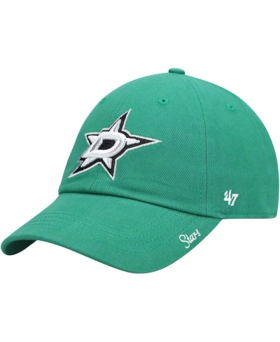 47 Brand Women's ' Kelly Green Dallas Stars Team Miata Clean Up Adjustable Hat