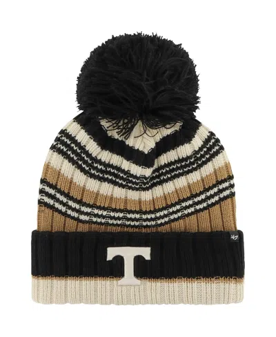 47 Brand Women's ' Khaki Tennessee Volunteers Barista Cuffed Knit Hat With Pom