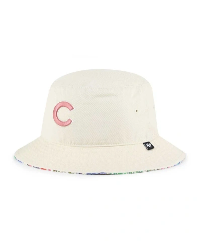 47 Brand Women's ' Natural Chicago Cubs Pollinator Bucket Hat