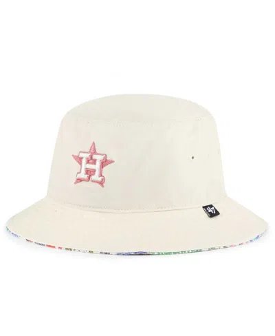 47 Brand Women's ' Natural Houston Astros Pollinator Bucket Hat