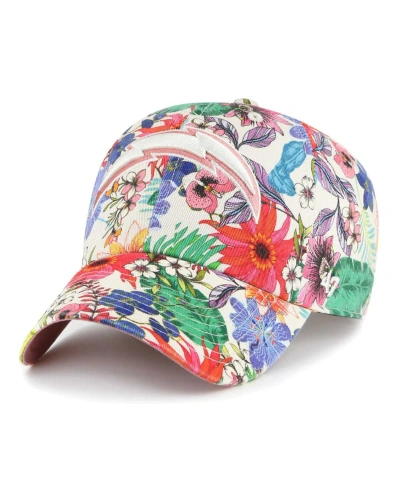 47 Brand Women's ' Natural Los Angeles Chargers Pollinator Clean Up Adjustable Hat