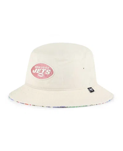 47 Brand Women's ' Natural New York Jets Pollinator Bucket Hat