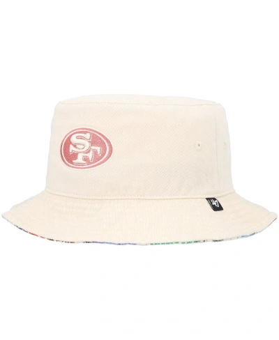 47 Brand Women's ' Natural San Francisco 49ers Pollinator Bucket Hat