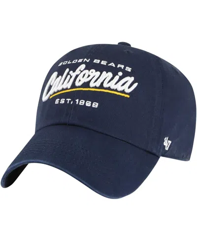 47 Brand Women's ' Navy Cal Bears Sidney Clean Up Adjustable Hat