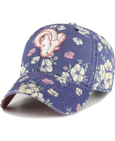 47 Brand Women's ' Navy Los Angeles Rams Primrose Clean Up Adjustable Hat