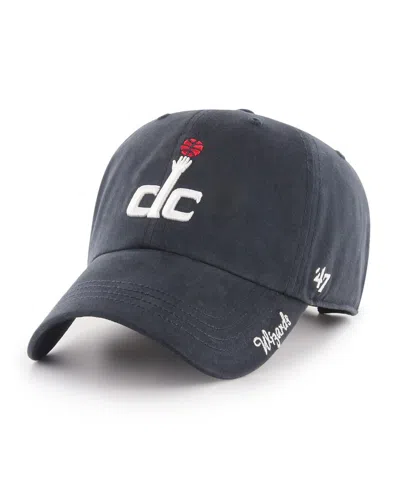 47 Brand Women's ' Navy Washington Wizards Miata Clean Up Logo Adjustable Hat