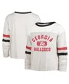 47 Brand Women's ' Oatmeal Distressed Georgia Bulldogs Vault All Class Lena Long Sleeve T-shirt In Oatmeal