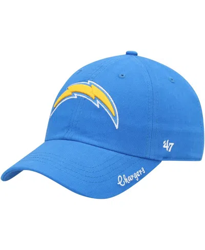 47 Brand Women's ' Powder Blue Los Angeles Chargers Miata Clean Up Primary Adjustable Hat