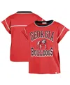 47 Brand Women's ' Red Georgia Bulldogs Sound Up Maya Cutoff T-shirt In Red