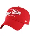 47 Brand Women's ' Scarlet Ohio State Buckeyes Sidney Clean Up Adjustable Hat In Scarlet