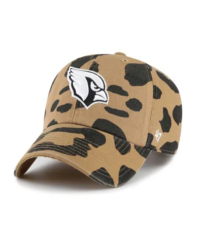 47 Brand Women's ' Tan Arizona Cardinals Rosette Clean Up Adjustable Hat