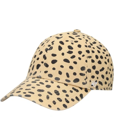 47 Brand Women's ' Tan Cheetah Clean Up Adjustable Hat