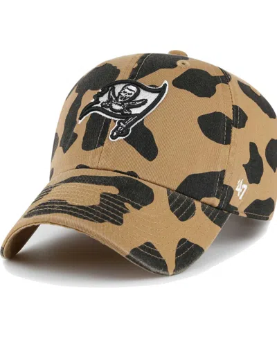 47 Brand Women's ' Tan Tampa Bay Buccaneers Rosette Clean Up Adjustable Hat