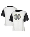 47 Brand Women's ' White Distressed Notre Dame Fighting Irish Premier Tilda T-shirt In White