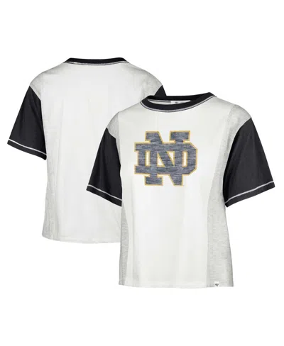 47 Brand Women's ' White Distressed Notre Dame Fighting Irish Premier Tilda T-shirt