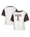 47 Brand Women's ' White Distressed Texas A&m Aggies Vault Premier Tilda T-shirt In White