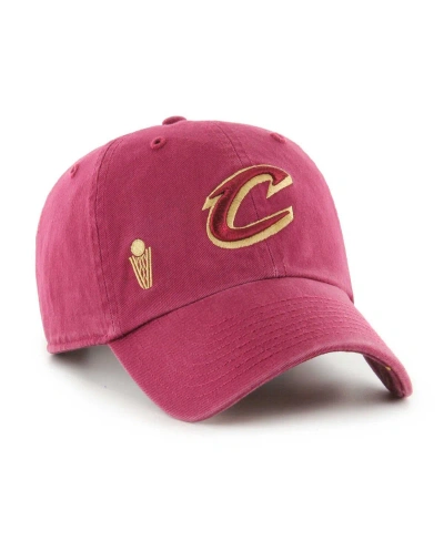 47 Brand Women's ' Wine Cleveland Cavaliers Confetti Undervisor Clean Up Adjustable Hat