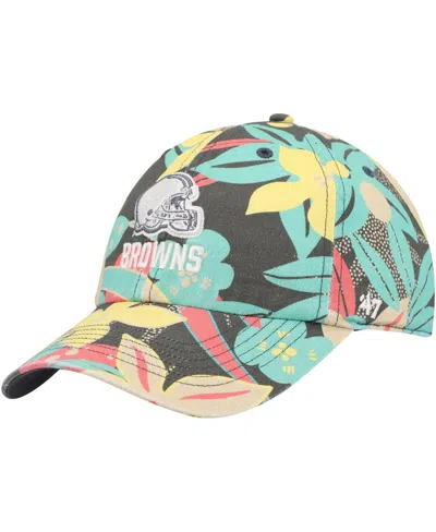 47 Brand Women's '47 Charcoal Cleveland Browns Plumeria Clean Up Adjustable Hat
