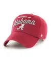 47 Brand Women's '47 Crimson Alabama Crimson Tide Phoebe Clean Up Adjustable Hat In Crimson