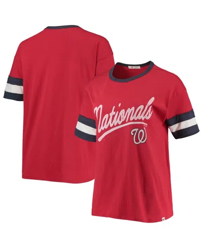 47 Brand Women's '47 Red Washington Nationals Dani T-shirt