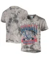 47 Brand Women's '47 White, Black Brooklyn Nets 2021/22 City Edition Vintage-look Tie-dye Tubular Cropped T-s In White,black