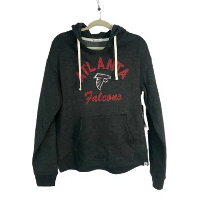 47 Brand Women's Atlanta Falcon Nfl Football Hoodie In Flint Black