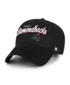 47 Brand Women's Black Arizona Diamondbacks Ariana Clean Up Adjustable Hat In Black