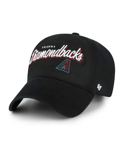 47 Brand Women's Black Arizona Diamondbacks Ariana Clean Up Adjustable Hat