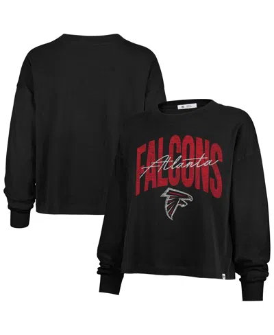47 Brand Women's Black Atlanta Falcons Muse Sydney Long Sleeve T-shirt
