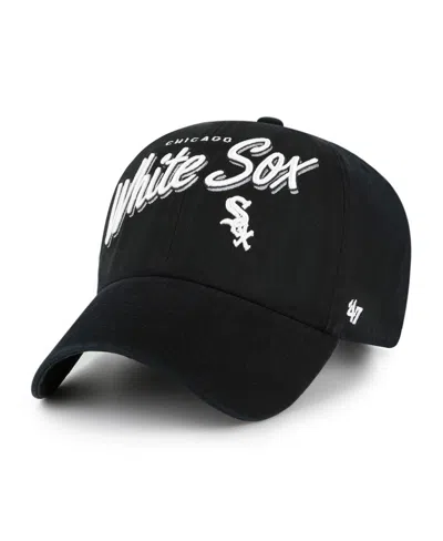 47 Brand Women's Black Chicago White Sox Ariana Clean Up Adjustable Hat