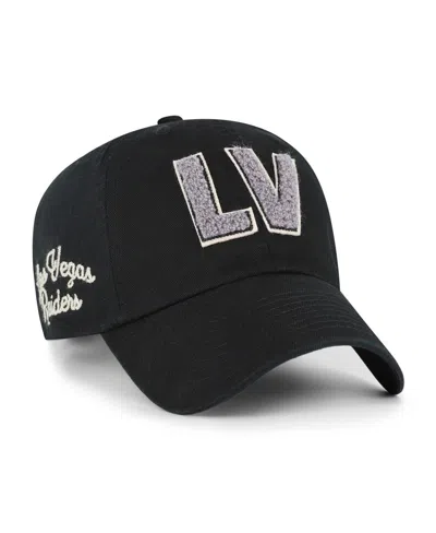 47 Brand Women's Black Las Vegas Raiders Zoey Clean Up Adjustable Hat