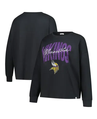 47 Brand '47 Black Minnesota Vikings Muse Sydney Long Sleeve T-shirt