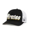 47 Brand Women's Black Pittsburgh Pirates Biloxi Hitch Adjustable Hat In Black