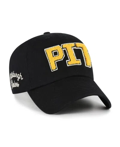 47 Brand Women's Black Pittsburgh Steelers Zoey Clean Up Adjustable Hat