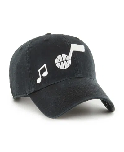 47 Brand Women's Black Utah Jazz Confetti Undervisor Clean Up Adjustable Hat